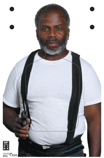 Handgun Threat 11 - TQ-21 - Card Stock Handgun Threat 11 - TQ-21 - Card Stock